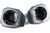 Kicker 48KMXL65 6.5" Horn-Loaded Marine Speakers and Front 6.5in Speaker Pods Compatible with Polaris Ranger XP1000 2018-2024