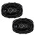 Kicker DSC 6.5" & 6x9" 3-Way Coaxial with RKFR Foam Fast Ring Speaker Enhancement Kit