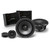 Alpine HDZ Status 6.5" Slim Component Set with RKFR Foam Fast Ring Speaker Enhancement Kit