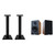 ELAC LS10-B SPEAKER STANDS And DB53-WN BOOKSHELVES