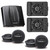 Alpine PXE-C80-88 OPTIM8 8-Channel Hi-Res Digital Sound Processor Amplifier w/ (2) SS-SB10 Subwoofer, (2) S-S10TW 1" Silk Dome Tweeter Set Bundle