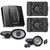 Alpine PXE-C80-88 OPTIM8 8-Channel Hi-Res Digital Sound Processor Amplifier w/ (2) SS-SB12 Subwoofer, R2-S65C & R2-S69 Bundle