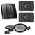 Alpine PXE-C80-88 OPTIM8 8-Channel Hi-Res Digital Sound Processor Amplifier w/ (2) SS-SB10 Subwoofer, R2-S69C Bundle