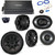 Kicker 43CVR104 10” CompVR Sub, 43CSC654 6.5” & 43CSC6934 6x9” Speakers, 43CXA6005 CX-Series Amp,remote and wire kit