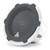 JL Audio 12-Inch M7 Marine Infinite Baffle Subwoofer, Gloss White, Gunmetal Classic Grille - SKU:O-M7-12IB-C-WwGm-4