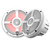Wet Sounds REVO 6-XWW White Closed XW Grille 6.5 Inch Marine LED Coaxial Speakers (pair) - Like New - Used, Open Box