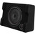 Kicker 52CVTDF122 CVTDF 12" Sub Down Firing enclosure w/ 400 Watt Amp Bundle