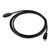 Audison OP 1.5 Toslink Optical Cable 1.5m with STR M To F Right Angle Toslink Adapter