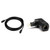 Audison OP 4.5 Toslink Optical Cable 4.5m with STR M To F Right Angle Toslink Adapter