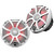 Wet Sounds REVO 6 SW-W V3 - Revolution Series 6.5" RGB LED Marine Coaxial Speakers with White SW Grilles, Pair