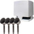 Current Audio CA-LZ100 UltraScape series 8" Tan Hardscape Subwoofer and 4 Landscape Satellite Speakers Package - Used, Very Good