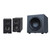 Elac Debut 3.0 Bookshelf Package Black With Debut 10Inch Subwoofer