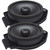 Powerbass 2 Pair OE652-GM2 6.5" 2Ω Direct Fit Premium OEM Replacement Coaxial Speakers Compatible with Select Chevy/GMC Vehicles