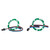 Memphis Audio 16-MXALEDSP2 Pair LED Ring Inserts For MXA Coaxial Speakers, 6.5", 8" And 6x9" - Used, Open Box