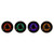 Memphis Audio 16-MXALEDSP2 Pair LED Ring Inserts For MXA Coaxial Speakers, 6.5", 8" And 6x9" - Used, Open Box