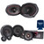 MB Quart PS1-316 3-Way 6.5" Mid-Bass, 4" Mid-Range, 1" Tweeter Component System with PK1-169 6x9" Coaxial Bundle