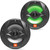 JBL OEM Replacement Bundle - MS10LB 10" Marine LED Subwoofer & Three Pair Of MS8LB 8" Marine LED Speakers - Black