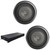 Wavtech THINPRO10-2 10” Professional Series Shallow 2 Ohm Subwoofer PAIR and LINK750.1PLUS 750 Watt Mono Amplifier