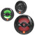JBL OEM Replacement Bundle - MS10LB 10" Marine LED Subwoofer & A Pair Of MS8LB 8" Marine LED Speakers - Black