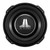 JL Audio (2) 12TW3-D8 12-inch Shallow Sub, Dual 8 Ω and Grills w/ XDM600/1 Amp, Bass Knob
