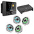 JL Audio MM50 & XDM400/4 w/ (2) M6-650X-S-GwGw-i, RGB LED Gloss White, Sport Grille Speakers