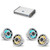 JL Audio MHD600/4 w/ (2) M6-880X-S-GwGw-i, RGB LED Gloss White, Sport Grille Speakers