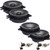 PowerBass OE Series Direct Replacement Speakers with Front Tweeters Compatible With Tundra Double & Access Cab 00-03