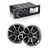 Fusion MS-RA70N Marine AM/FM/BT/NEMA2000 Stereo with 1 Pair Wet Sounds RECON 6-S High Output 6.5" Marine Coaxial Speakers, Silver Grill