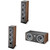 Focal Vestia N4 Towers (Dark Wood) Pair And Focal Vestia Center Channel