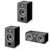 Focal Vestia N1 Bookshelves (Black) Pair And Focal Vestia Center Channel