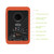 Kanto Obi3vmb Bluetooth Turntable + Kanto Renmo Matte Orange Bookshelves + Kanto Black Sub