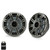 Kicker Marine Radio 46KMC2 and 6.5" Charcoal Marine Speakers (QTY 4) 2 pairs of OEM replacement speakers
