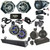 NavAtlas RZR2ZONE6 - NA2BT Bluetooth Receiver with Roll-Bar & Kick-Panel Speakers, 27" Soundbar, Glove-Box Subwoofer, Roll Cage Subwoofers, and Wiring Compatible With 2016-2020 Polaris RZR