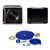 Alpine R2-SB10V 10" R-Series Halo Loaded Sub Enclosure w/ Alpine R-A75M R-Series Mono Amplifier 750W RMS & Wiring Kit