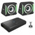 Alpine (2) S2-SB10 PrismaLink™ S2-Series 10" subwoofer Built-In RGB lighting & S2-A120M Amplifier Bundle