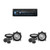 Alpine UTE-73BT Mech-less Digital Bluetooth Media Receiver with 2 Pairs Alpine S2-S40C Type S 4" Component Speakers - Used Open Box