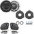 Cicada Audio 14CXK65.2 - Component 6.5-inch Kit - HD 2014-2023 CM65.2X + CHDRGGTK + CHDSGGT - 2 Ohm - Used, Very Good