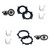 Alpine Speakers 6.5 & 6X9 inch for Ford F-150 2015-2024 Upgrade Kit - 2 Pairs of S2 Series with Adapters and Harness, Car Audio Front & Rear Door Speaker S2-S65, S2-S69