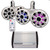 Kicker White Dual Wake Tower System w/ 4 White 6.5 LED Speakers, LED Remote and Kicker 40KXM400.4 400 Watt Amplifier
