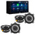 Alpine iLX-W670 Digital Multimedia Receiver & 2 Pairs Alpine S2-S40 Type S 4" Coax Speakers - Used, Open Box