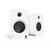 Kanto Ren Powered Speaker System - White, Kanto ST34 Speaker Stands - Black and Kanto powered sub - Black
