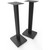 Kanto Ren Powered Speaker System - White, Kanto ST28 Speaker Stands - Black and Kanto powered sub - Black