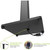 Kanto Ren Powered Speaker System - Matte Blue, Kanto ST28 Speaker Stands - Black and Kanto powered sub - Black