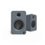 Kanto Ren Powered Speaker System - Grey, and Kanto ST28 Speaker Stands - Black