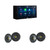 Alpine ILX-W670-M Digital Receiver & (2 pair ) CSC65 6.5" Coaxial Speaker bundle