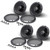 Rockford Fosgate - Two Pairs of P1650 Punch Series 6.5" Coaxial Speakers