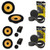 Diamond Audio 6.5" DMDX Component Speaker Upgrade kit - INCLUDES Fast Rings- DMDX65C, DMDX65, RKFR6