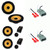 Diamond Audio DMDX Speaker Upgrade for Honda - Component Fronts, Coax Rears, with harnesses - DMDX65. DMDX65C, 72-7800