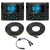 Clarion Two CMR-30 Marine Wired Remote with Full-Color LCD Display w/ (2) CMC-RC-25 25 ft (7.62 m) Remote Extension Cables