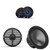 Wet Sounds Marine REVO Black XW Grill Boat Speaker Bundle (2) 8" & 10" Subwoofer, Center Console, Bay Boat Upgrade
